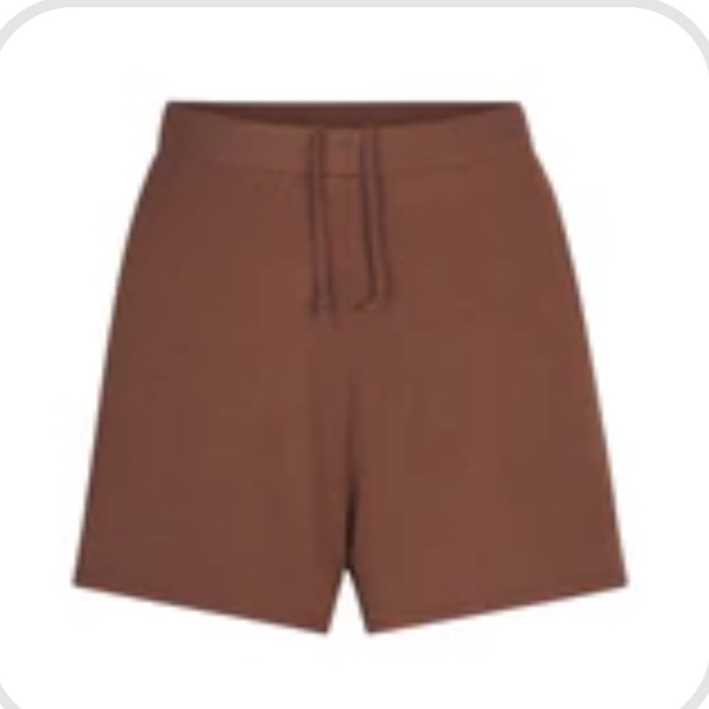SKIMS Brown Sleep Shorts